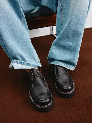 Полуботинки из натуральной кожи, арт. 2840