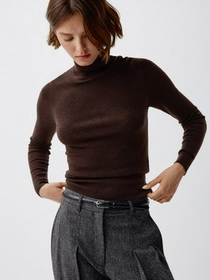 Вязаная водолазка из смесовой шерсти, арт. 2886