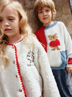 Жакет из искусственного меха для девочек, арт. 2895