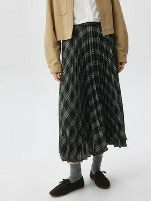 Юбка-плиссе миди, арт. 2905