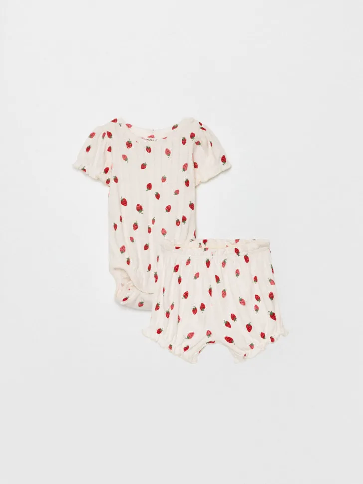 Комплект из боди и шорт для малышей, не указан, арт. 2922