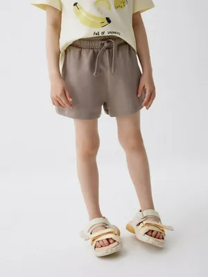 Трикотажные базовые шорты для девочек, арт. 2942