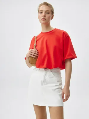 Укороченная футболка-баллон, арт. 2945