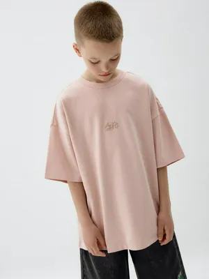 Футболка оверсайз с принтом для мальчиков, не указан, арт. 2948