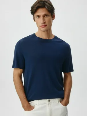 Футболка из вискозы и льна, арт. 2988