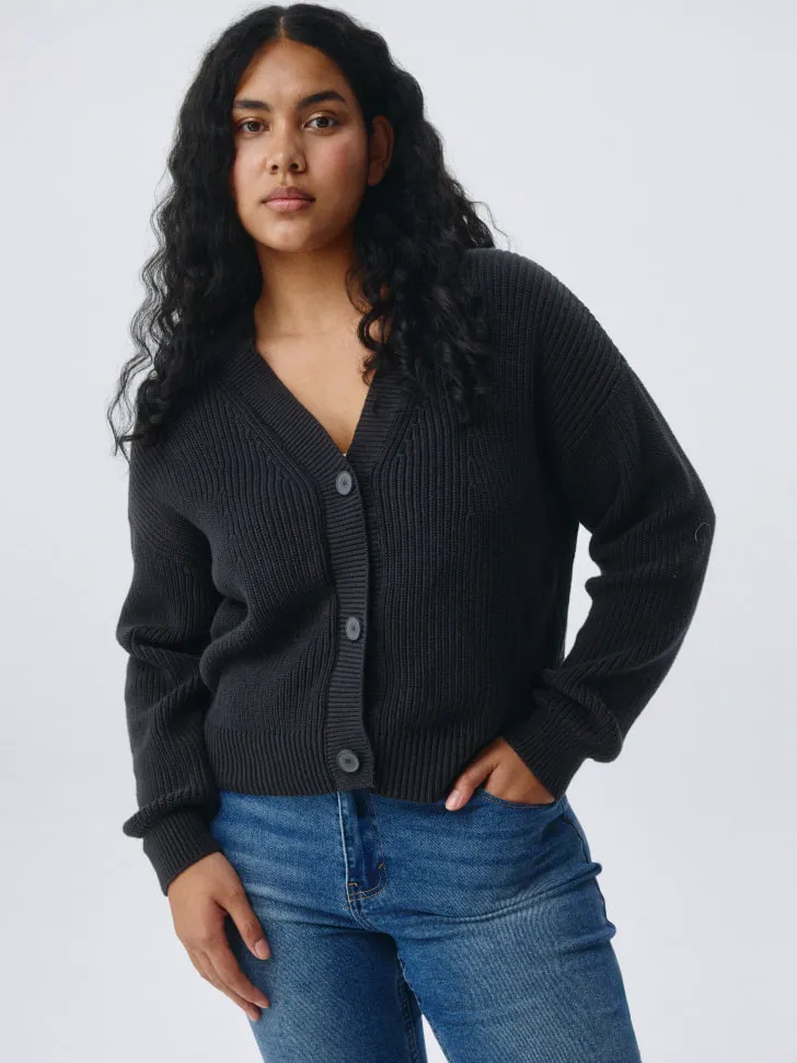 Вязаный кардиган, серый, арт. 3004