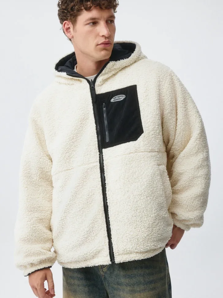 Двусторонняя куртка оверсайз, разноцветный, арт. 3013