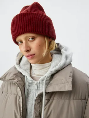 Вязаная шапка из смесовой шерсти, арт. 3041