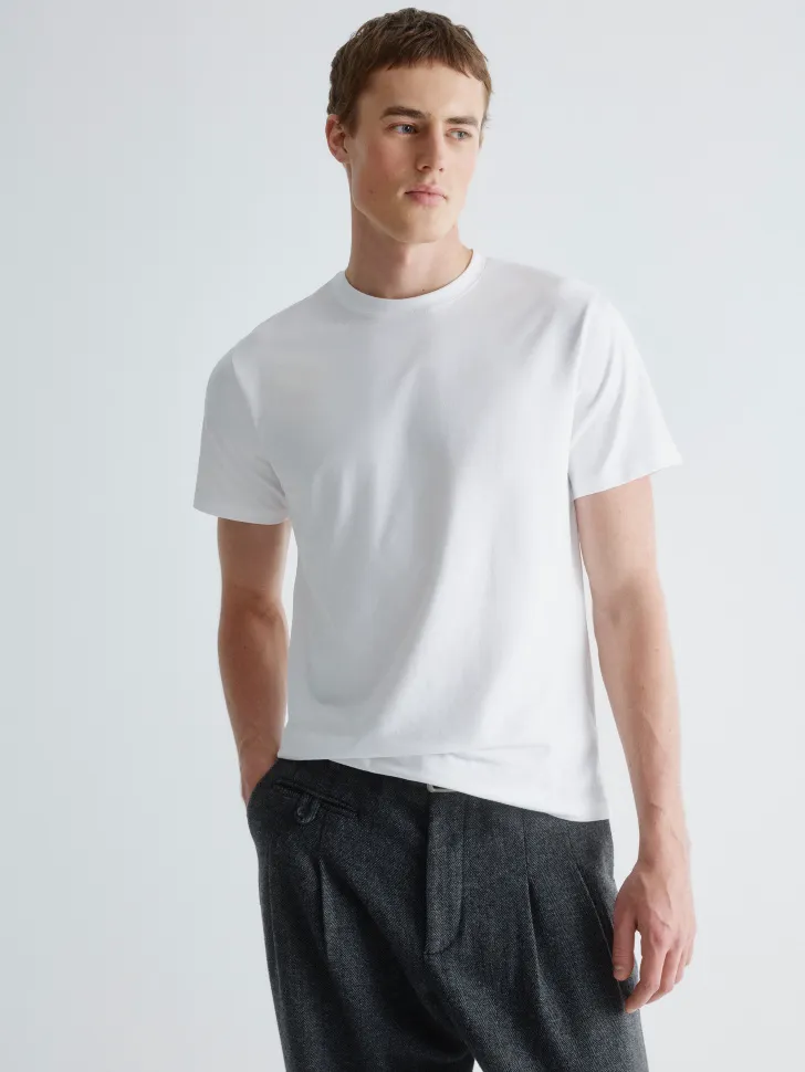 Футболка ADAM SLIM FIT базовая, белый, арт. adam001