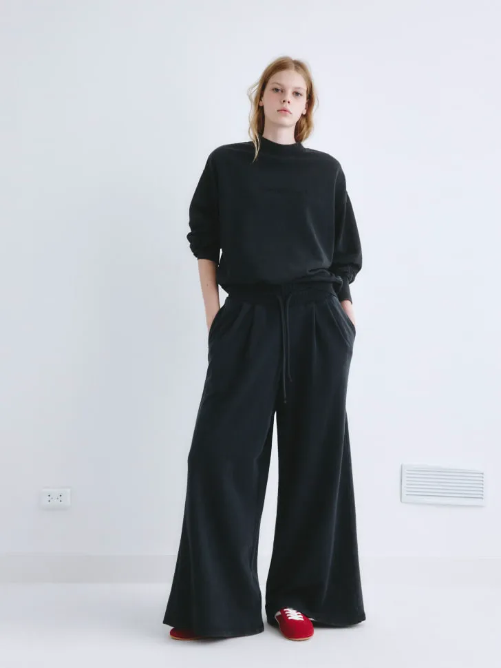 Свободные брюки SELA Young, черный, арт. 3049