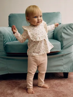 Трикотажная блузка с принтом для малышей, арт. 3053