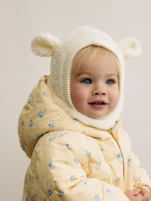 Меховая шапка-шлем для малышей, арт. 3064