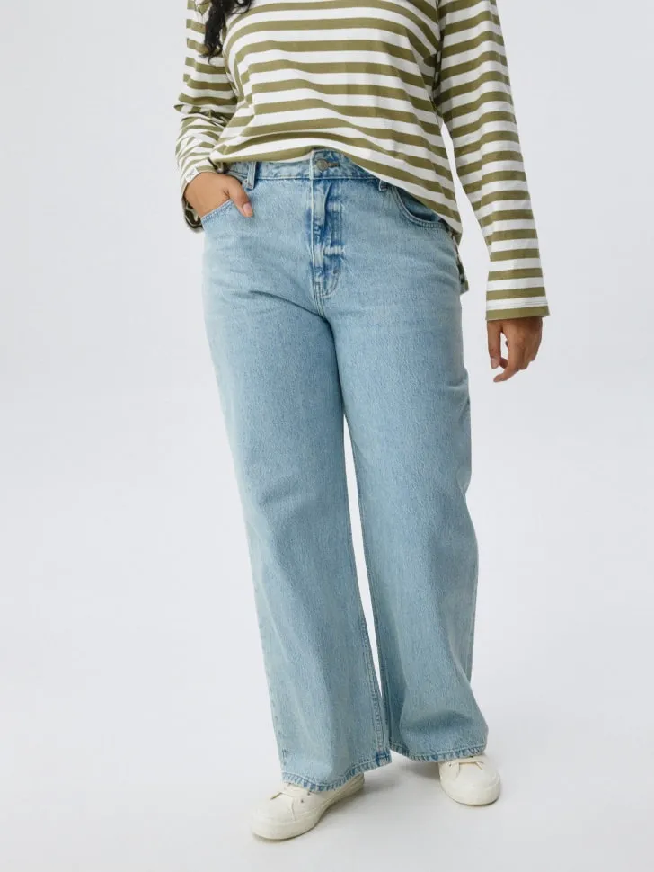 Джинсы 411 WIDE LEG из органического хлопка, голубой, арт. 3072