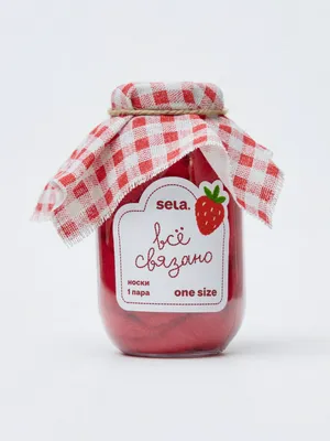 Пушистые новогодние носки, красный, арт. 000