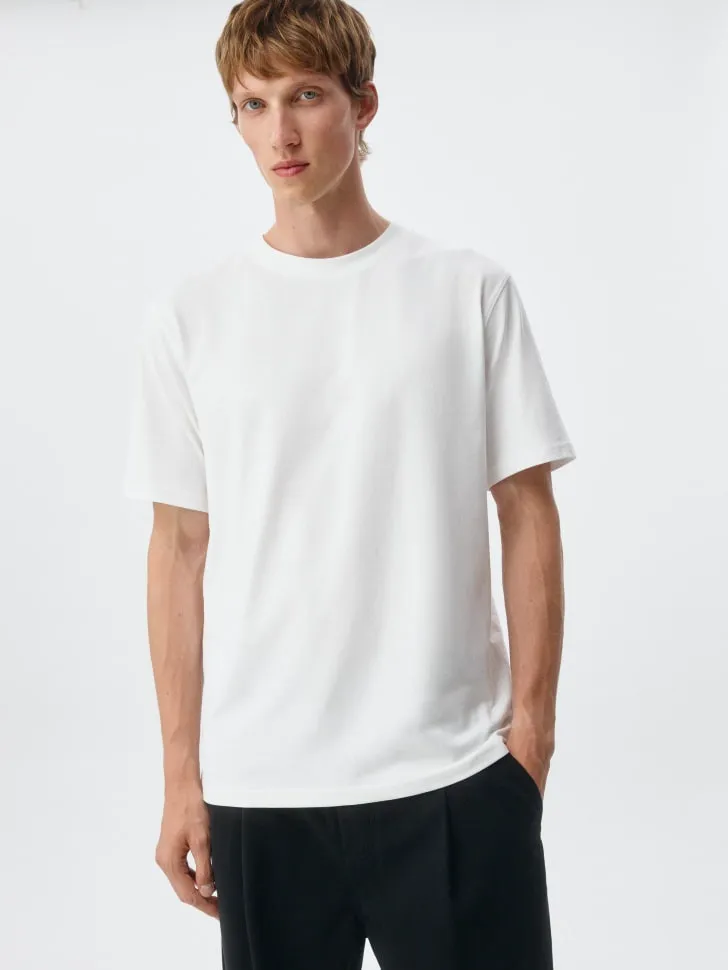 Футболка PETER REGULAR FIT базовая, белый, арт. 3082