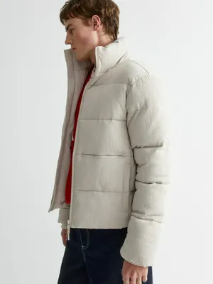 Стеганая куртка оверсайз с вельветовым эффектом, арт. 31016