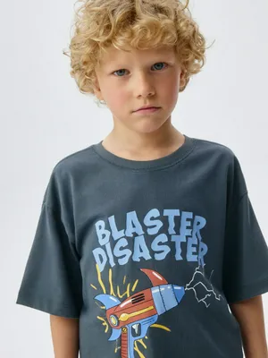 Футболка оверсайз с принтом детская, арт. 3108