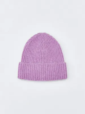 Шапка-бини с содержанием шерсти альпаки, арт. 3123