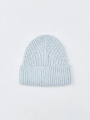 Шапка-бини с шерстью альпаки, арт. 3129