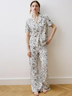 Пижама из мягкого трикотажа с принтом, арт. 31710