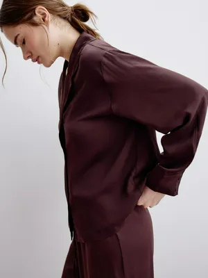 Пижамная рубашка из вискозы, арт. 31733