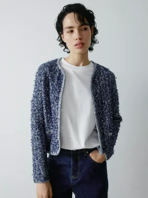 Кардиган из фактурной двуцветной пряжи, арт. 31763