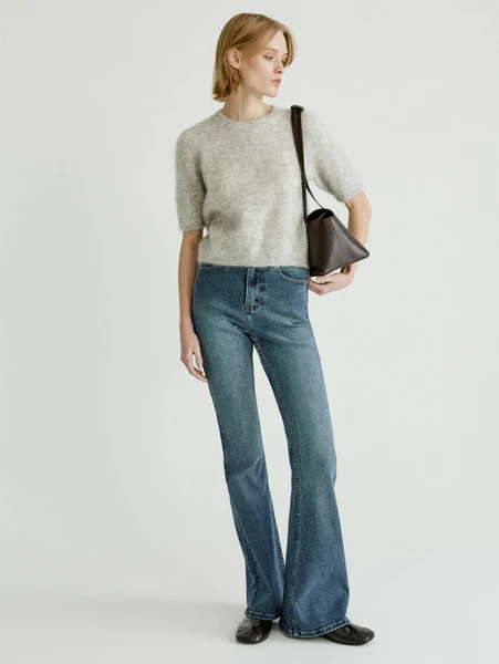 Джинсы Flared, синий, арт. 31781