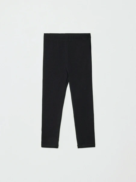 Базовые леггинсы для девочек, черный, арт. 32000