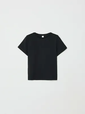 Базовая футболка детская, черный, арт. 32027