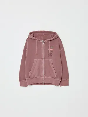 Толстовка на молнии с принтом, арт. 32056