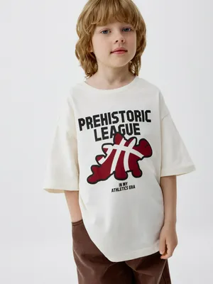 Футболка оверсайз с принтом, арт. 32057