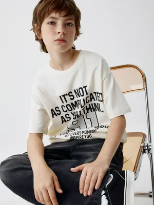 Футболка оверсайз с принтом, арт. 32065