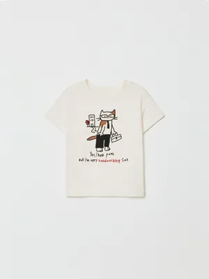 Футболка с принтом, арт. 32075