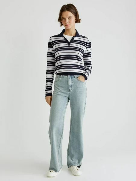 Джинсы Straight, голубой, арт. 32086