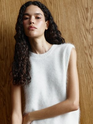 Вязаный жилет из смесовой шерсти премиум качества, арт. 3209