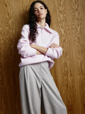 Вязаный джемпер из смесовой шерсти и мохера, арт. 3215