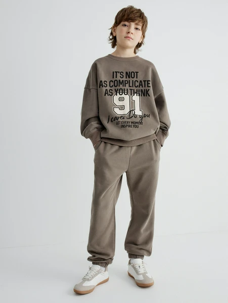 Утепленные базовые джоггеры SELA для мальчиков, арт. 32281