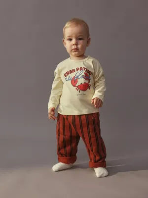 Утепленные брюки SELA с принтом для малышей, арт. 32303