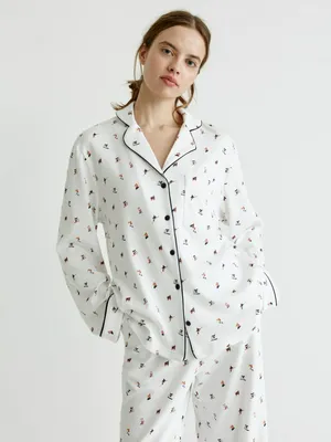 Пижама SELA Хлопковая с принтом, арт. 32309