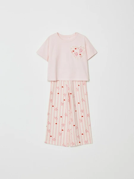 Пижама для девочек SELA Смешарики, арт. 32316