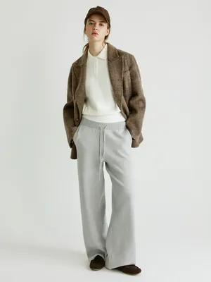 Прямые вязаные брюки SELA, арт. 32321