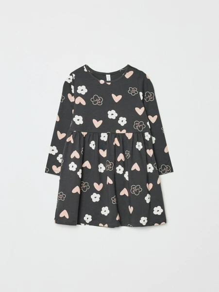 Трикотажное платье SELA с принтом для девочек, арт. 32333