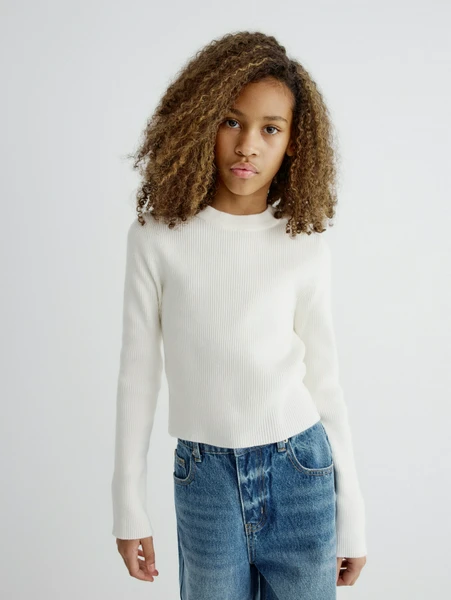 Джемпер Sela Вязаный для девочек, арт. 32336