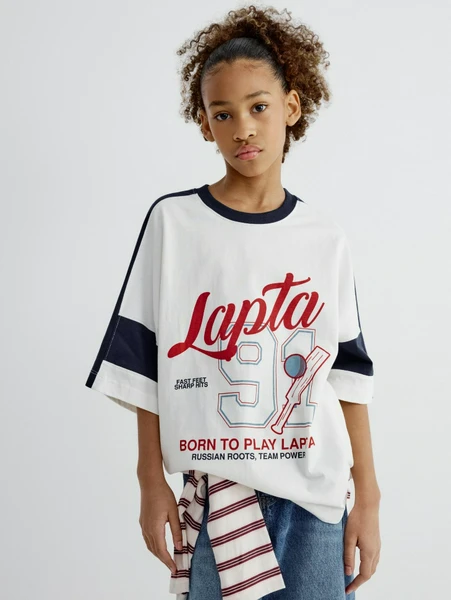 Sela Футболка оверсайз для девочек, арт. 32350