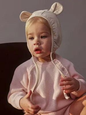 Чепчик SELA для малышей с ушками, арт. 32353