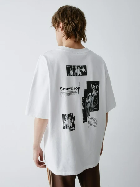 Футболка SELA RELAXED FIT с принтом, арт. 32358