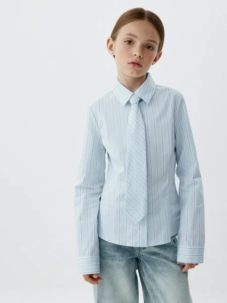 SELA Рубашка с галстуком для девочек, арт. 32374