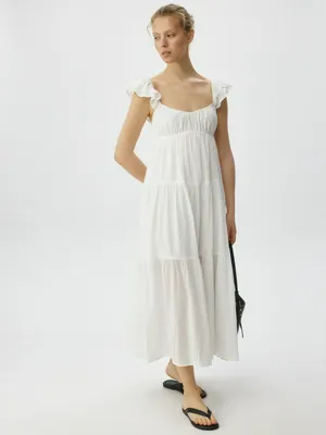 Платье макси из муслина, арт. 3243