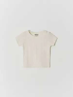 Ажурная футболка для малышей, арт. 3247