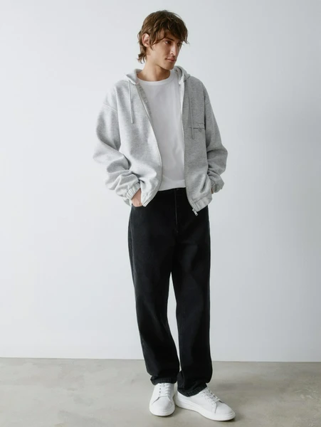 Джинсы SELA STRAIGHT FIT со средней посадкой, черный, арт. 32645